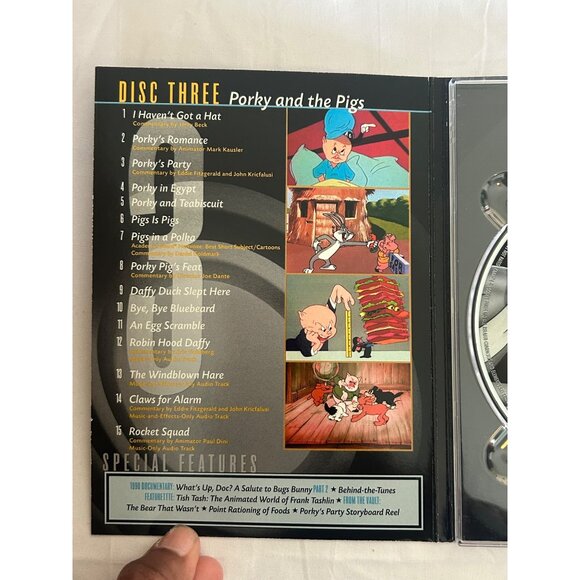 VINTAGE Looney Tunes Golden Coll Vol. Three 4-Disc DVD Set Collectors Edition - Picture 8 of 11